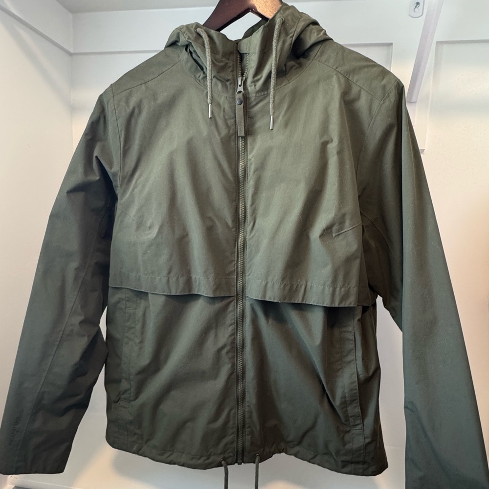 Women’s Green Hooded Helly Hansen Rain Jacket